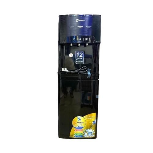 Sayona 3 taps Water Dispenser SWD-2468 Hot, Normal & Cold With Compressor -Black