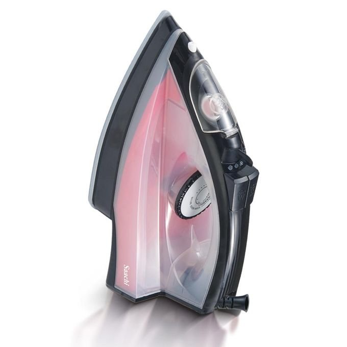 Saachi Steam Iron with Nonstick Plate - Pink