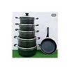 Modern Classic Quality Non-Stick Cooking Pot With Pan – Black