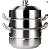 28cm Stainless Steel Food Steamer Pot and Cooking Pan
