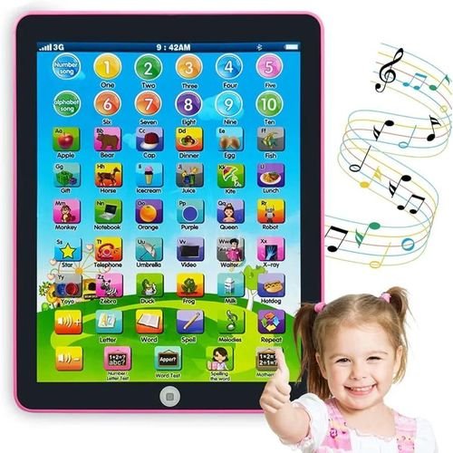 Interactive Kids Learning toy tablet - Multicolor