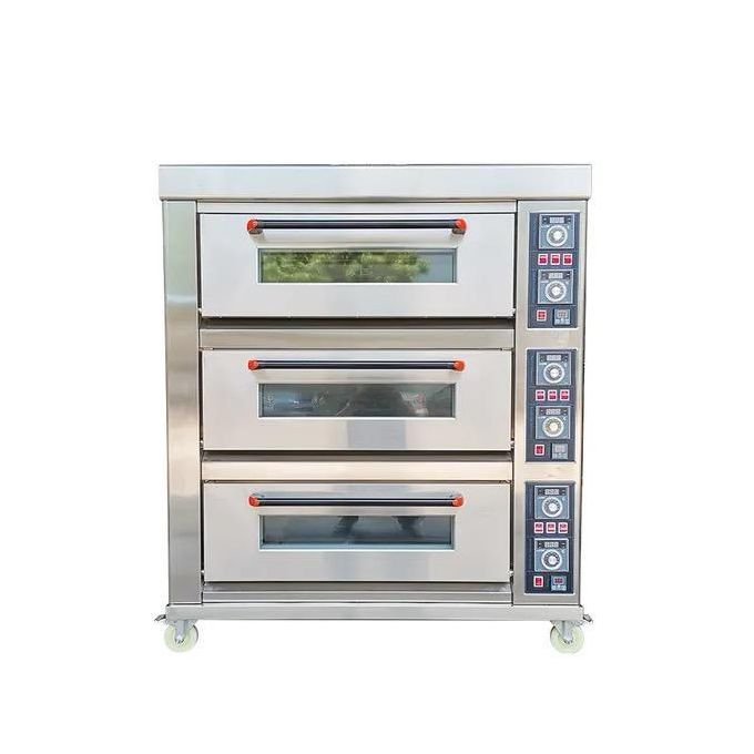 3 Deck 6 Tray Commercial Electric Bakery Oven