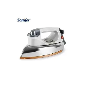 Sonifer Heavy Dry Iron 220V With Adjustable Thermostat – Electric Clothes Pressing Iron