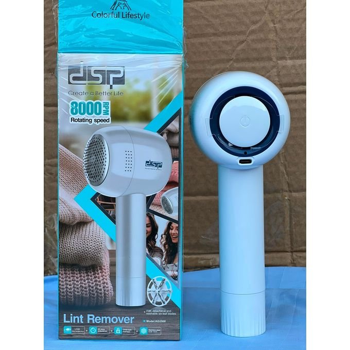 DSP Professional Rechargeable Lint Remover – White