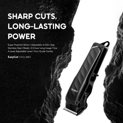 Oraimo Rechargeable Hair Clipper Powerful Motor Adjustable Lever 365-day Warranty