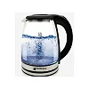 Hoffmans HM-2513 2L Glass Electric Kettle – Clear & Black Fast-Boiling Water Kettle