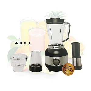 Hoffmans Electric 4-in-1 Food Processor & Blender – Fruit Juicer Mixer