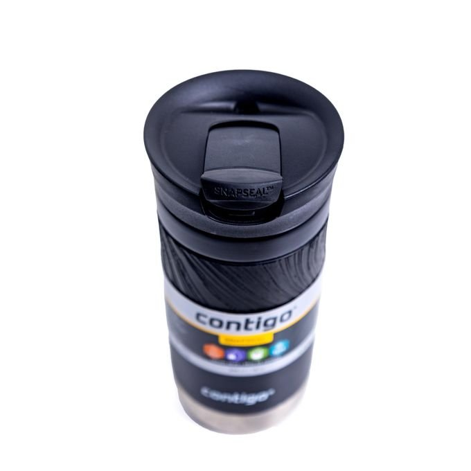 Contigo SNAPSEAL™ Travel Mug – Dark Stainless Steel, 470ml