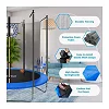 6FT Kids Trampoline with Safety Enclosure Net and Padding