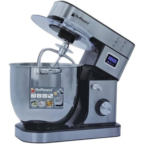 Hoffmans Electronic Stand Mixer 12 Litres Stainless Steel Silver