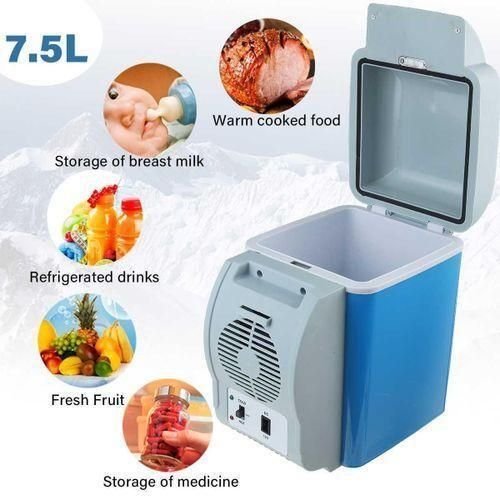 Portable Freezer for Car,7.5Liters Car 12V Low Noise Mini Cooler
