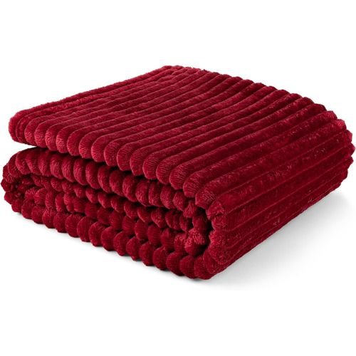5*6 Soft warm  Fleece Blanket - Maroon