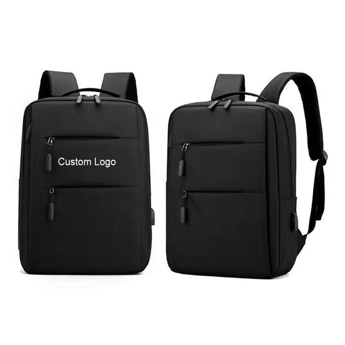 Laptop Nameless Backpack Double Zipper