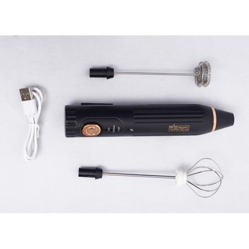 Dsp 2 In 1 Handheld Coffee Blender, Coffee Milk Frother - Black