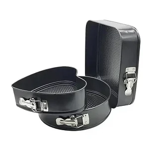 3PCS Non-Stick Cake Moulds Set – Black