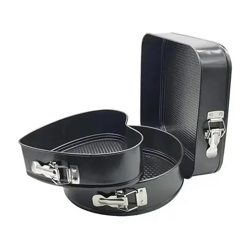 3PCS Non-Stick Cake Moulds Set – Black