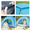 Portable Family Camping Tent for 2–3 People – Green Outdoor Tent