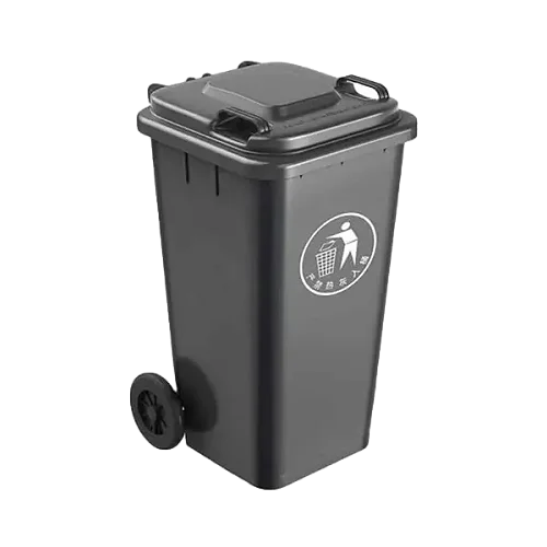 Outdoor 240L Dustbin Waste Bin, 240 Litres Dustbin – Black