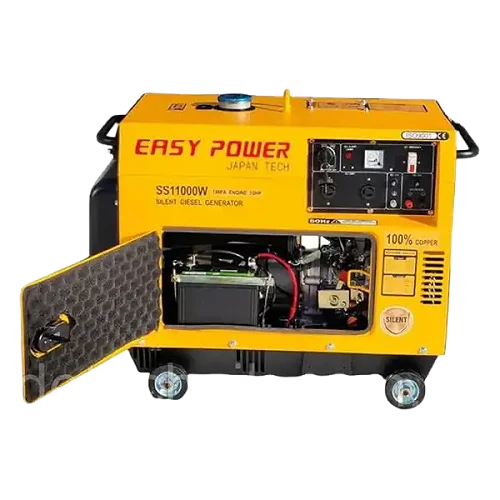 Easy Power SS11000W Silent Diesel Generator, 5kW, Portable