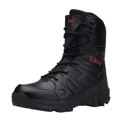 Mens Waterproof Hiking Boots Durable Combat Boots