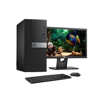 DELL OptiPlex 3090 Desktop Intel Core I5- 1TB /500GB HDD,8gb Ram, With 24" Monitor