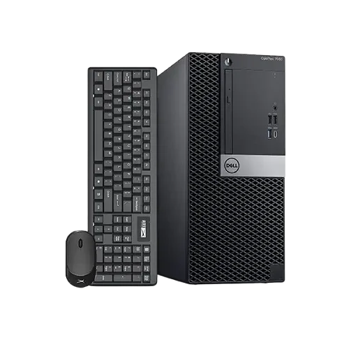 DELL OptiPlex 7040/7060/3040 6th/7th Gen CPU (Tower) Intel Core i5 8GB RAM 128Gb SSD 1TB HDD (Refurbished)- Black