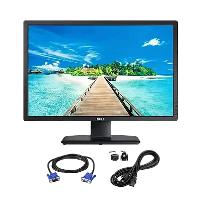 DELL Refurbished 19inch LED Monitor With Free VGA and HDMI Cables- Black
