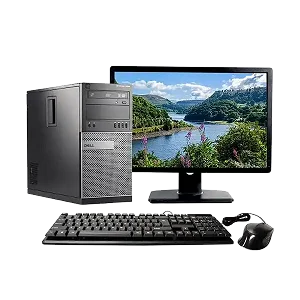 DELL Refurbished Complete Set Desktop CPU 4gb RAM 500GB HDD i5 With Free WiFi Adaptor-Black