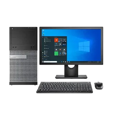 DELL Refurbished i3 full set tower 3020 ram 8gb HDD 500gb free cables