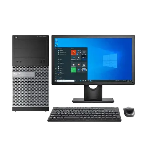 DELL Refurbished i3 full set tower 3020 ram 8gb HDD 500gb free cables
