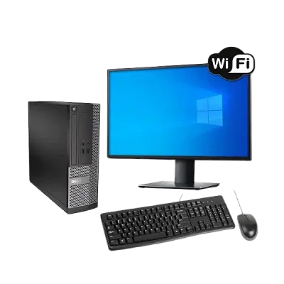 DELL Refurbished Intel Core i3 4GB RAM 500GB 19Inch Monitor Fullset Computer