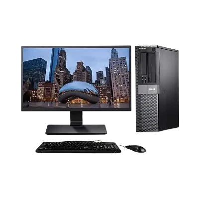 DELL OptiPlex 7010 Full Set 19 Inches monitor 4GB RAM 500GB i3 - Black