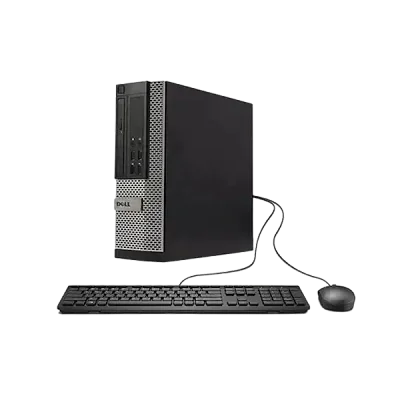 DELL Refurbished Optiplex Desktop CPU 4gb RAM 500GB HDD I5 With Free VGA-Black
