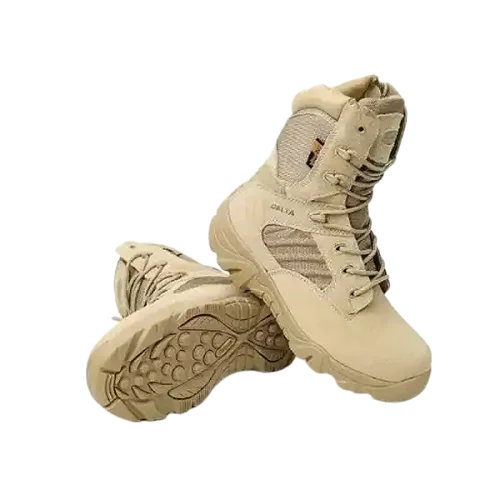 Tactical Desert Delta Combat Boots - Brown