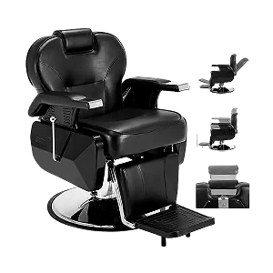 Executive Salon Barber Chair Leather