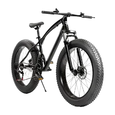 Fat Tyre Mountain Bikes for Unisex, 7 Gear Speed, 26 Inch Size - Multicolor
