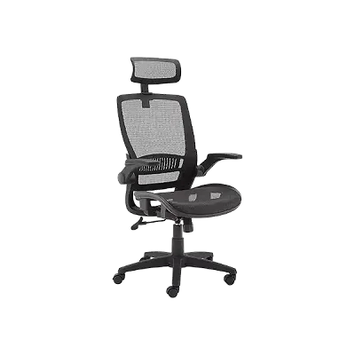 High Back 17 Inch Black Mesh Executive Chair