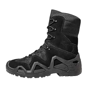Hiking Shoes Men High-top Waterproof Boots - Black