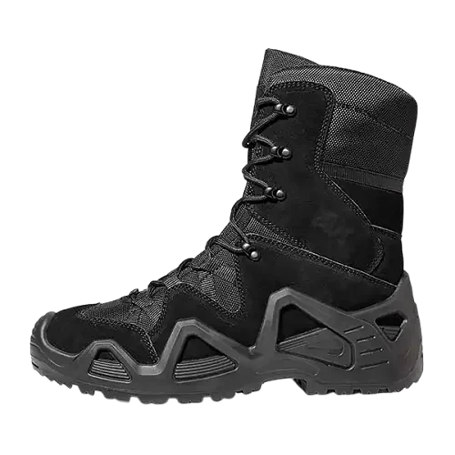 Waterproof Hiking Shoes Men High-top Boots - Black