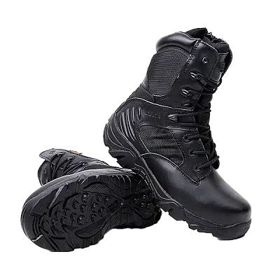 Delta boots high-top outdoor hiking shoes desert boots - Black