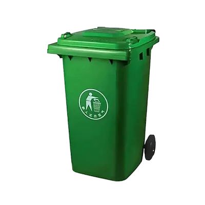 120L Dust Bin/Waste Bin 2 Wheel - Green