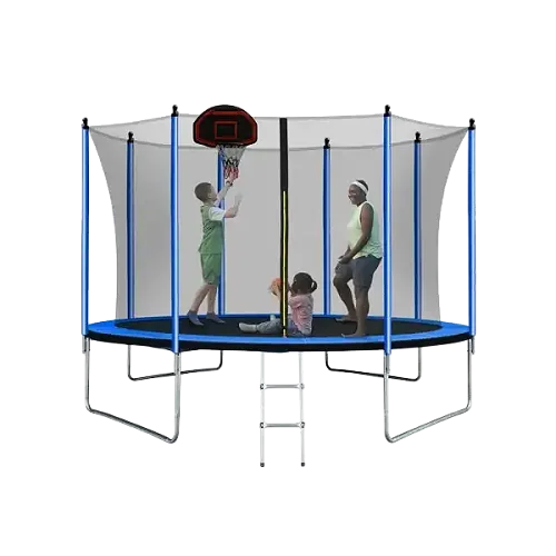 Trampoline for Kid Adult 10FT Outdoor Trampoline with Safety Enclosure Net