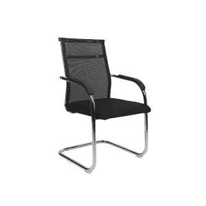 Visitors Cantilever Chair - Black