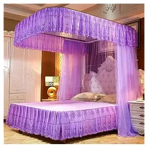 2 Stand Rail Mosquito Net 5by6 & 6by6 - Purple