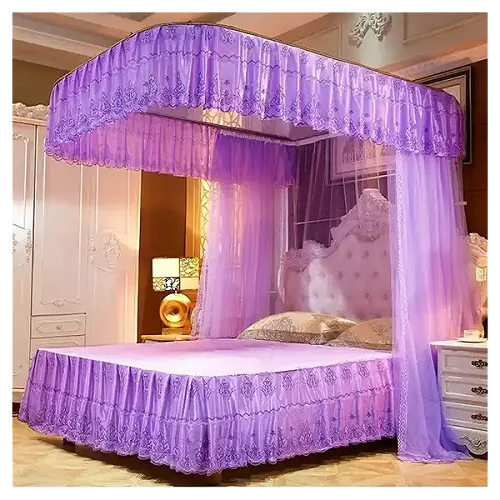 2 Stand Rail Mosquito Net 5by6 & 6by6 - Purple