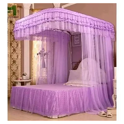 2 Stand Rail Mosquito Net 5by6 &amp; 6by6 Purple