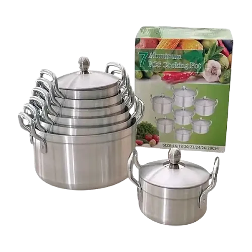 7 Piece Stainless Steel Saucepans