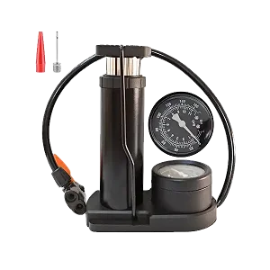 Bike Pump Mini Portable Bicycle Foot Pump with Pressure Gauge Bike