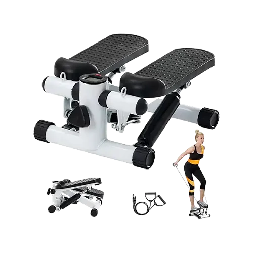 Mini Stepper with Resistance Bands