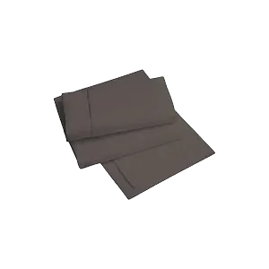 Premium 6x6 6 pcs Cotton Not-Fitted Bedsheets Set - Grey
